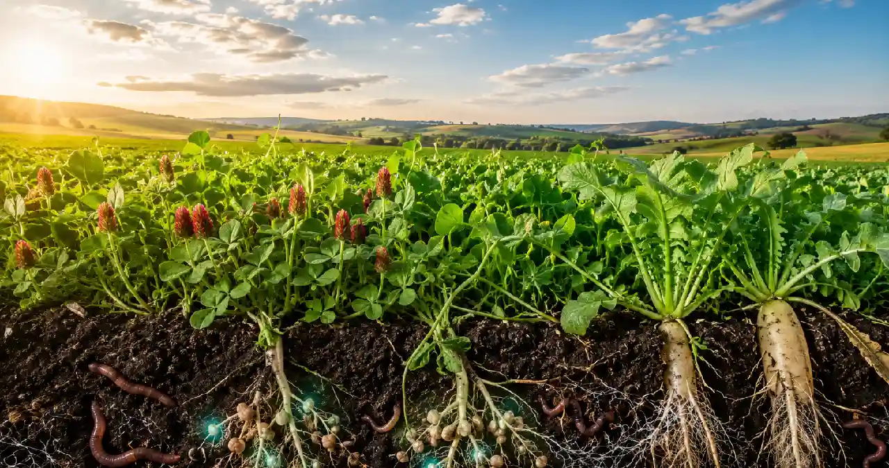 Green Menuring Advantages of Green Manure Crops: The Complete Guide for Farmers