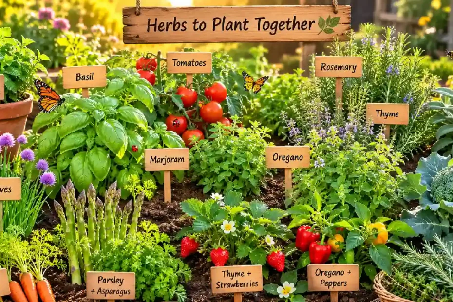 What Herbs to Plant Together? 10 Proven Combinations That Actually Work