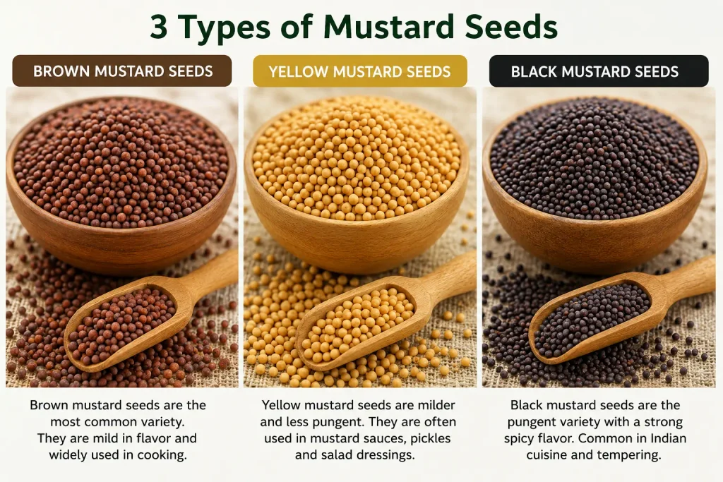3 Types of Mustard Seed